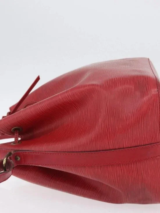 LOUIS VUITTON Epi Petit Noe Shoulder Bag Red M44107 LV Auth BA10912 - Picture 6 of 16